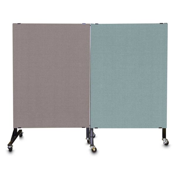 Enclosed Corkboard, 3 Door, 96"x48", 4" Fra